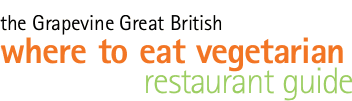 the Grapevine Great British 'where to eat vegetarian' restaurant guide